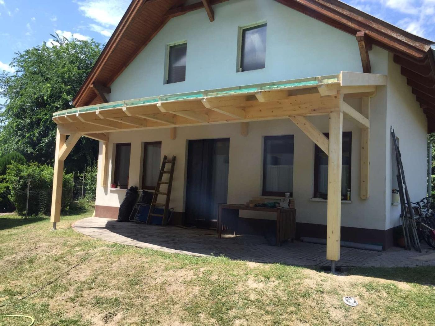 Tetőfedés és ácsmunka - referencia fénykép